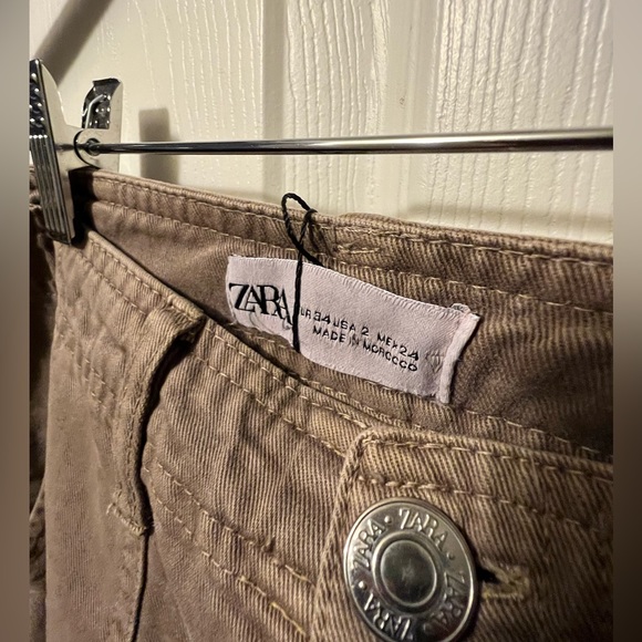Zara, brown cargo pant - Picture 3 of 4